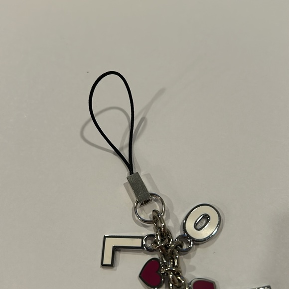 NWOT COACH Vintage Red Pink Enamel Heart
LOVE Lanyard Keychain Fob - Picture 10 of 10